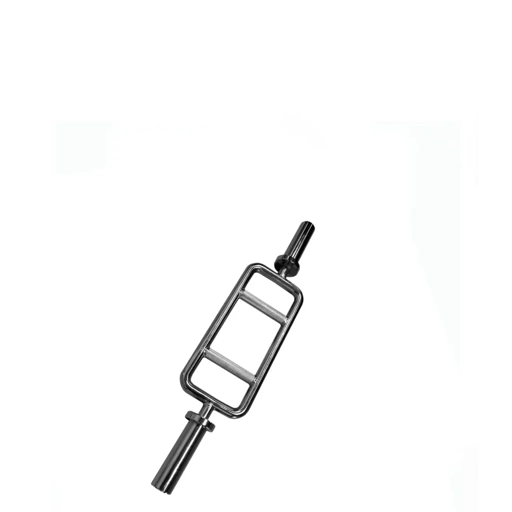 Full view of a barbell handle attachment, featuring a sturdy grip for strength-training exercises, perfect for improving weightlifting performance in a professional or home gym setup.