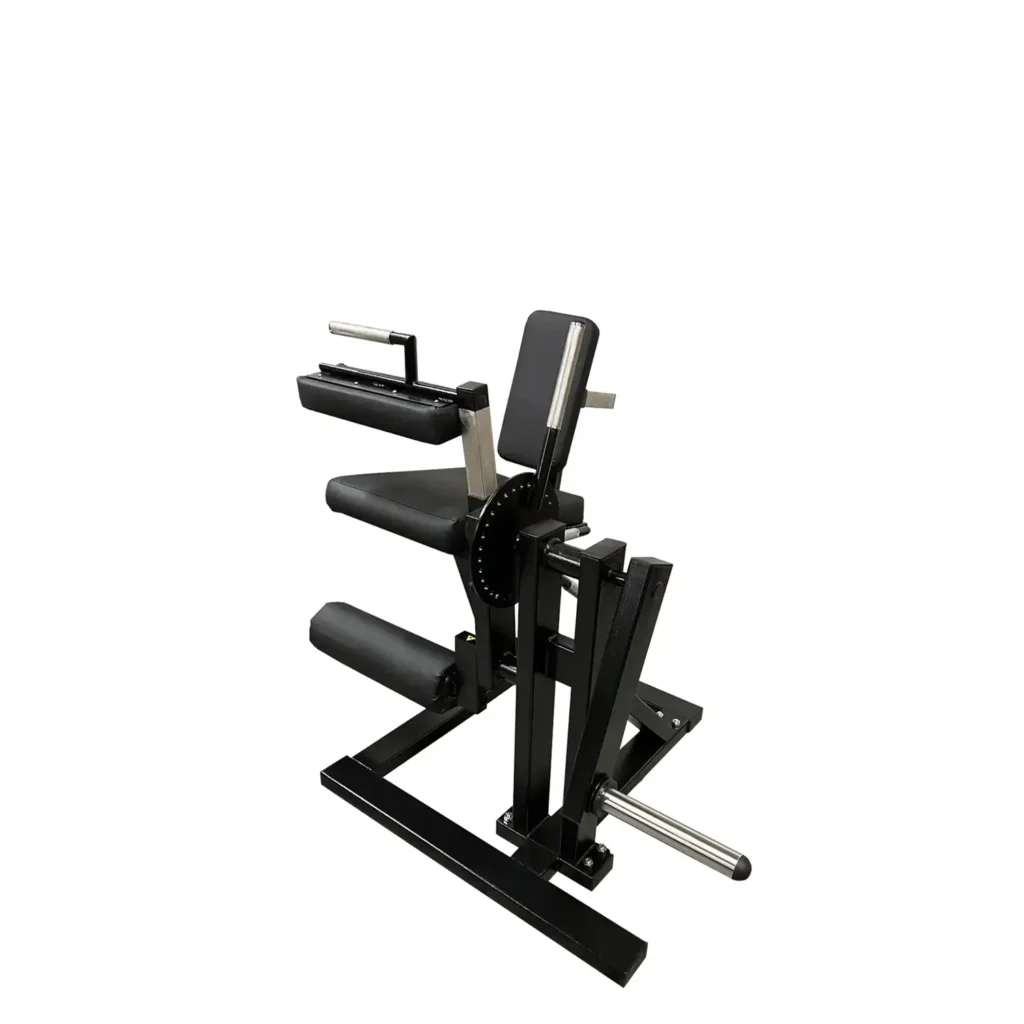 M8XXX Leg Extension & Curl Workout Machine shown from a rear angle, ideal as good home gym equipment for effective lower body strength training.