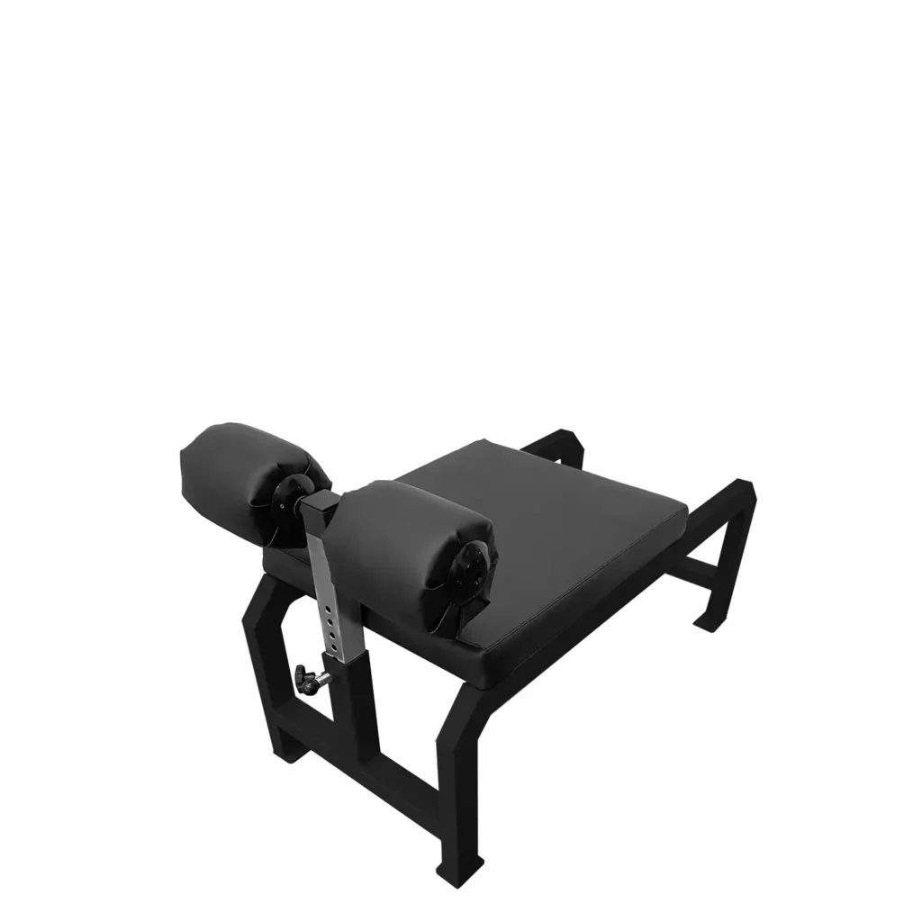 The S3 Hamstrings Bench is a compact piece of strength training exercise equipment, built for effective hamstring isolation and lower body development.