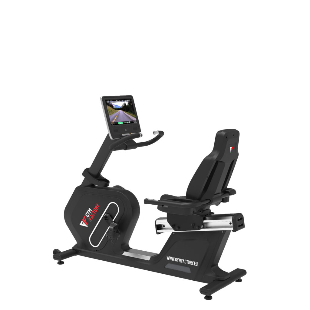CA4 recumbent bike for comfortable cardio training in gyms