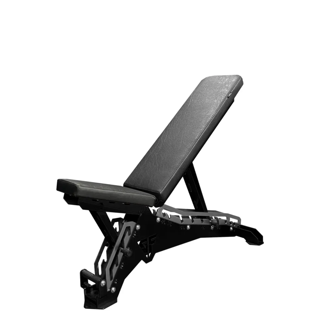J2e Adjustable Bench black commercial fitness bench with adjustable positions
