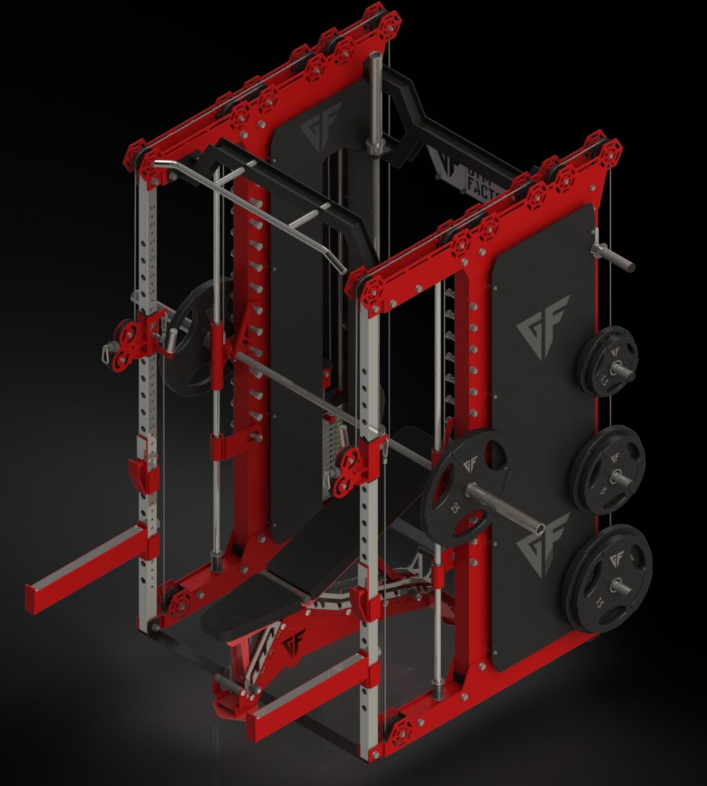 H11 complete home gym system with rack, Smith machine, weights and bench