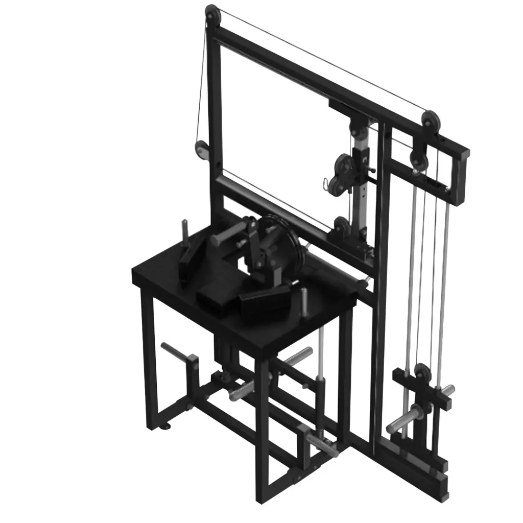 Heavy-duty armwrestling machine I1XX for gym and home use