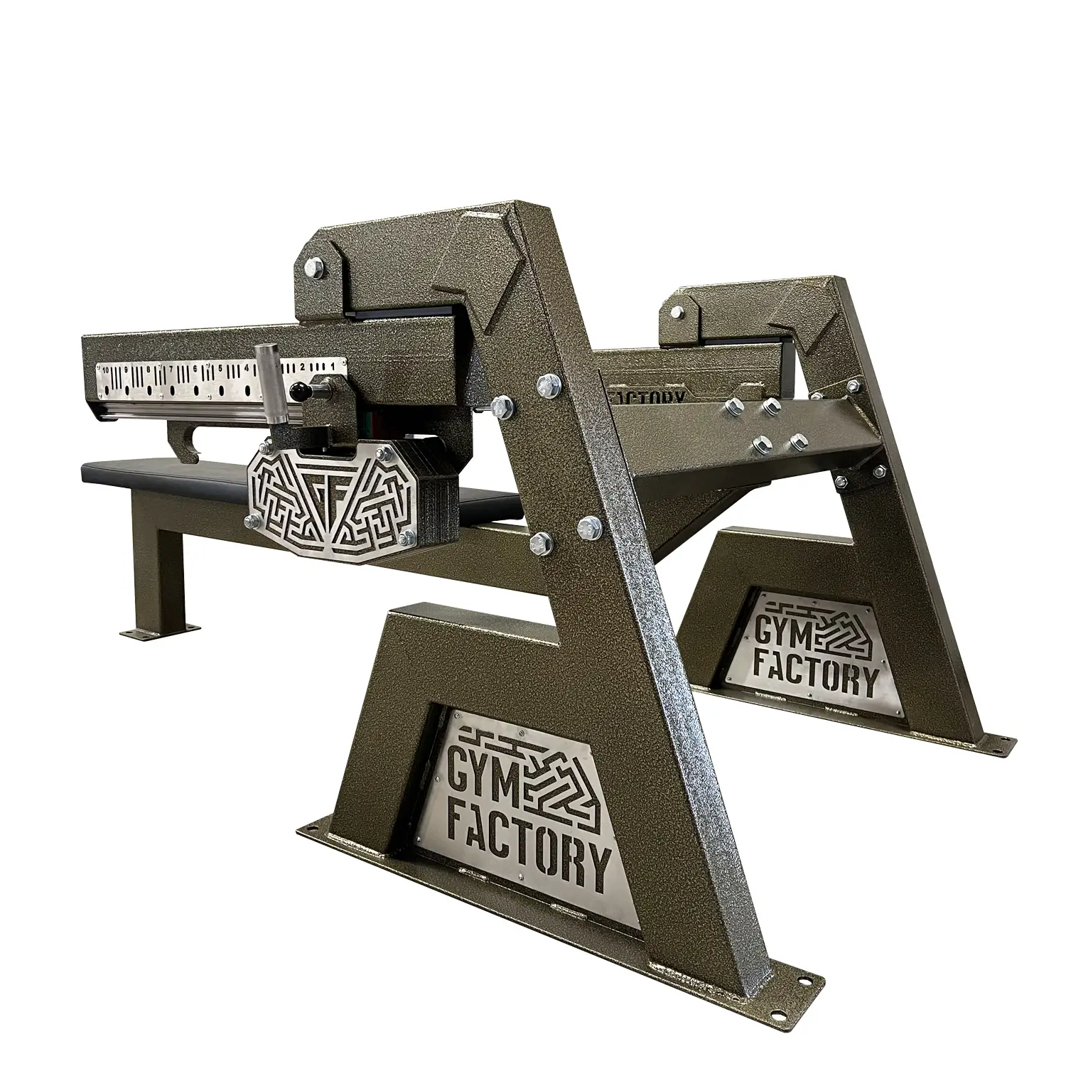 Front view of U01 chest press fitness equipment designed to strengthen chest, shoulders, and triceps.