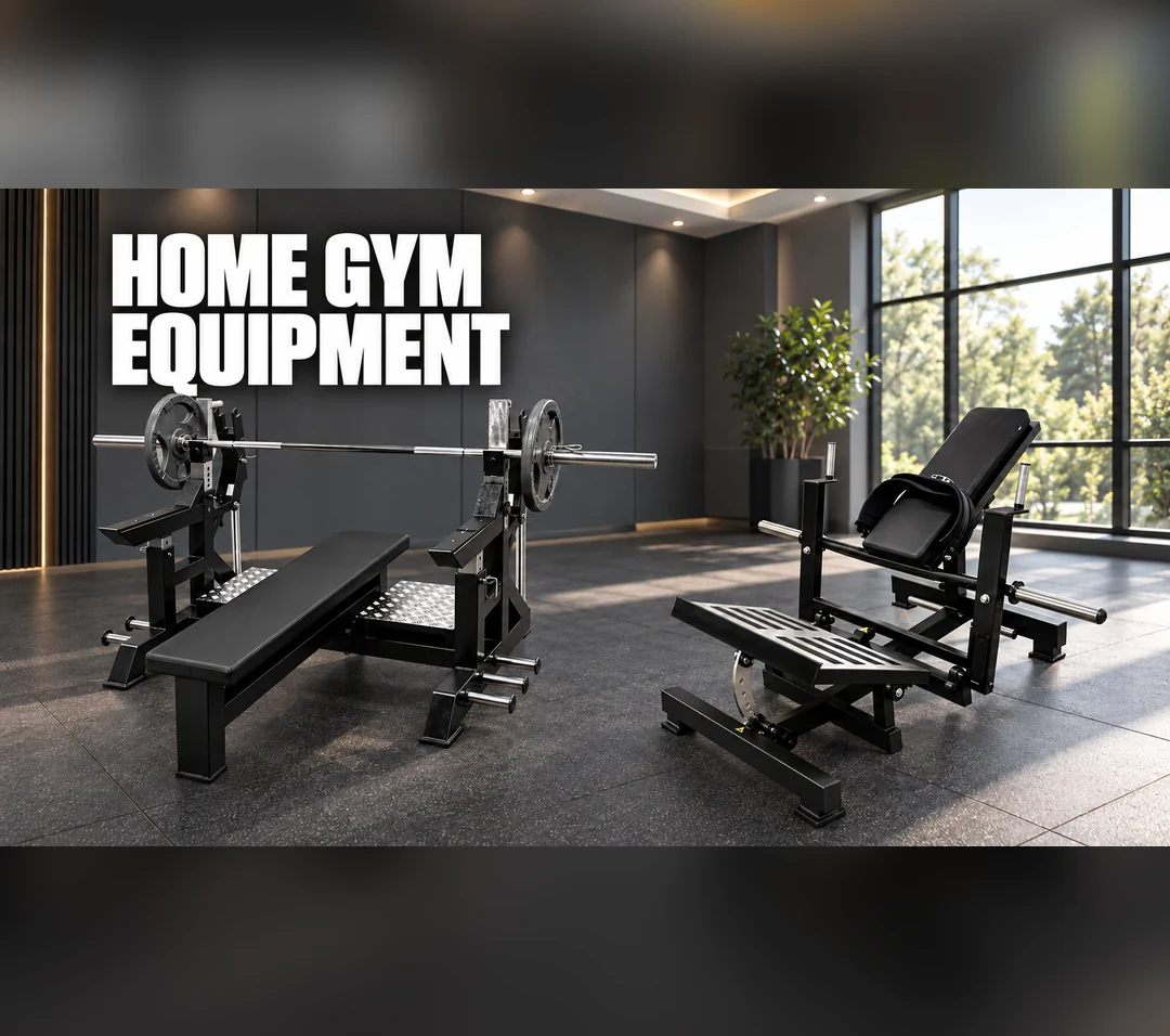 Top 10 essential fitness equipment for home workouts in 2025: bench press station, smart mirror and kettlebells