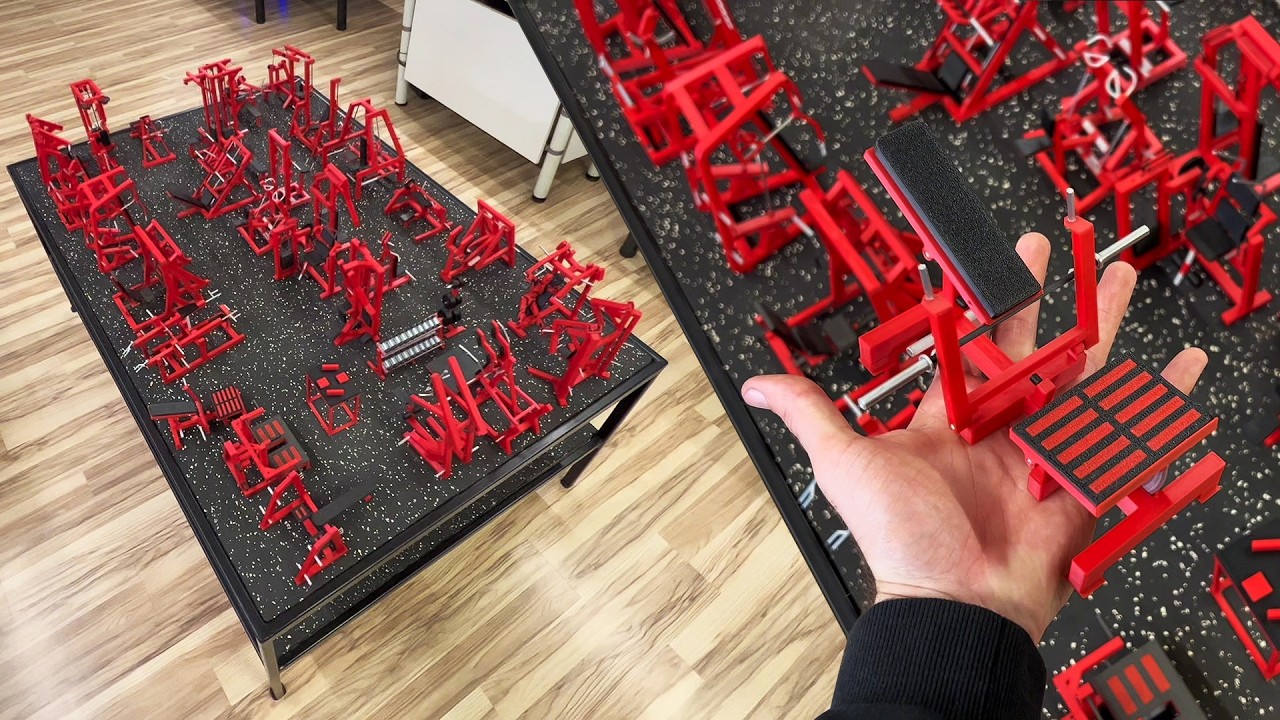 MM Gymfactory Gym Equipment Miniatures / www.gymfactory.eu