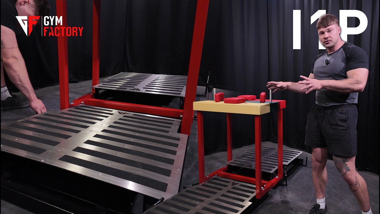 www.gymfactory.eu / Professional Arm Wrestling Table with Platform (I1P)