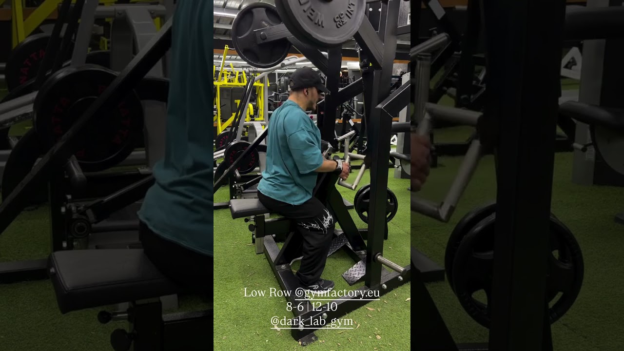 L9 Low Row Machine – Lever Seated Row / www.gymfactory.eu