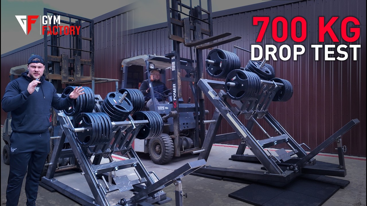 700KG LEG PRESS DROP – INSANE STRENGTH TEST / www.gymfactory.eu
