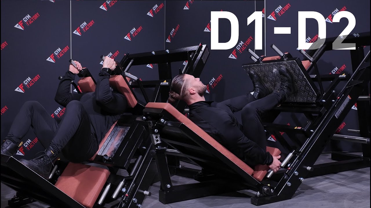 Gymfactory.eu / Leg Press and Hack Squat Machine (D1-D2)