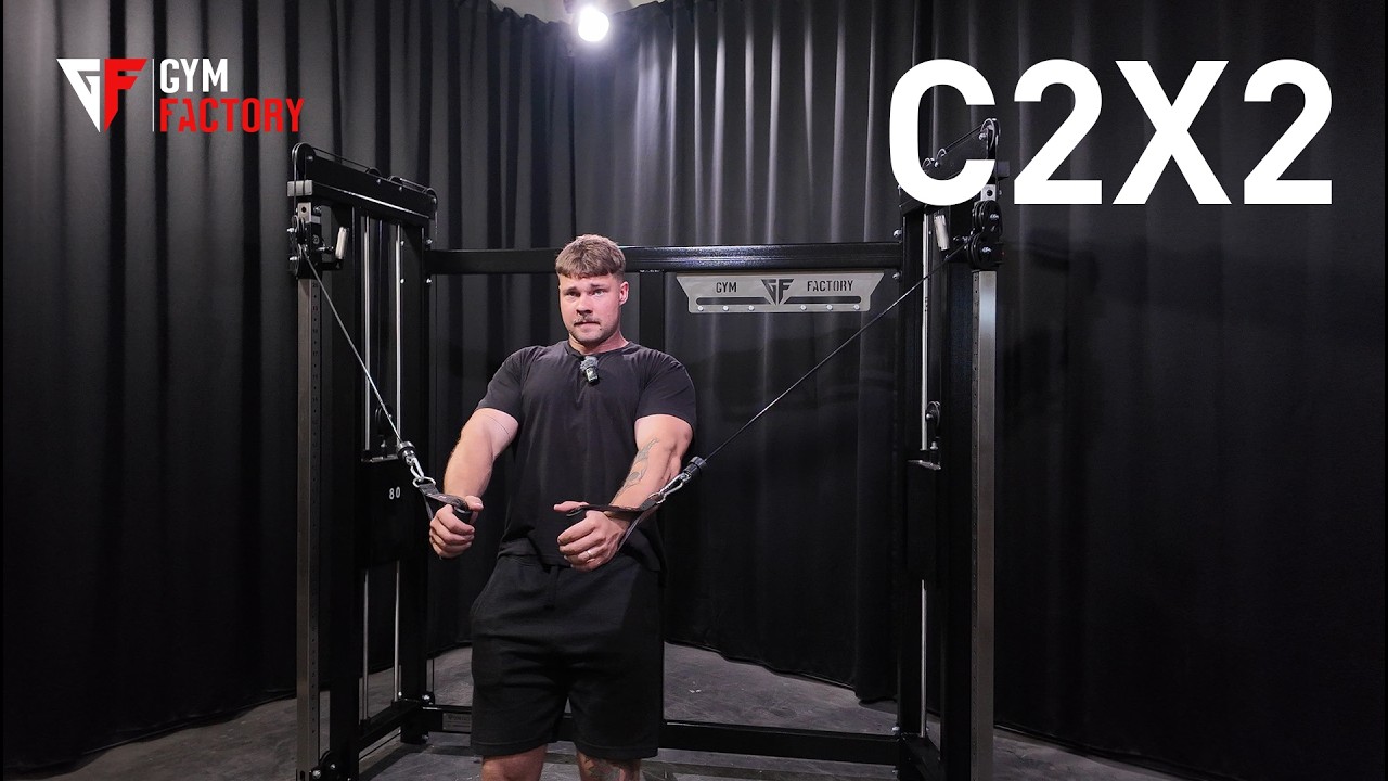 Cable Crossover Machine (C2X2) / www.gymfactory.eu