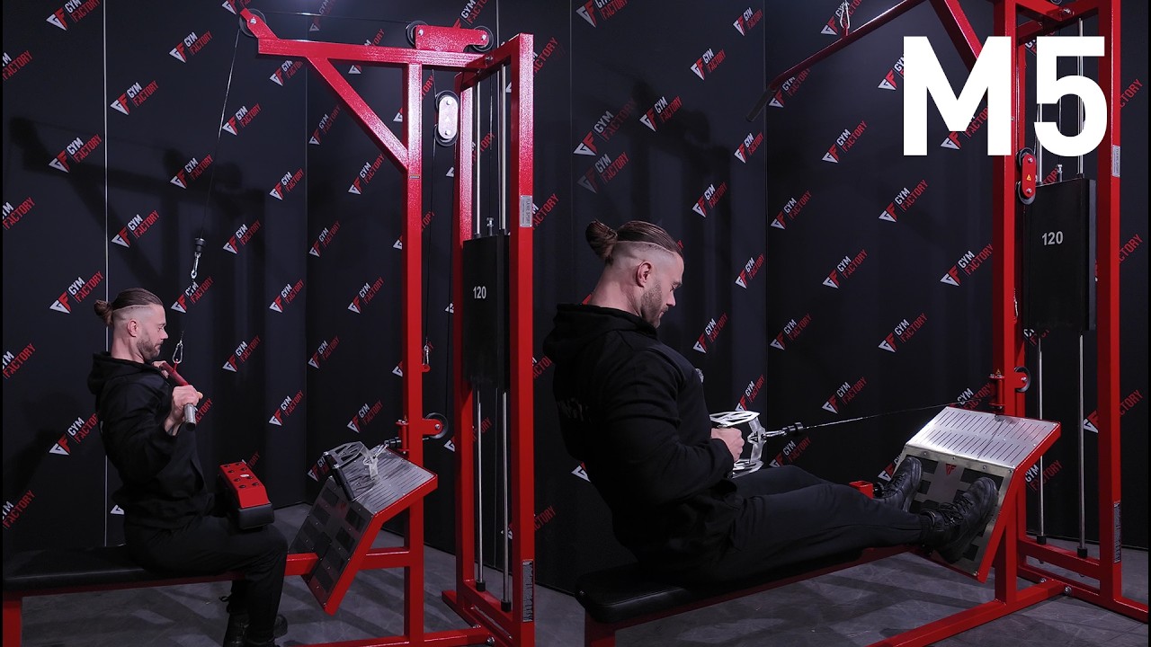 Gymfactory.eu / Back Seated Row Machine – Lat Pulldown (M5)