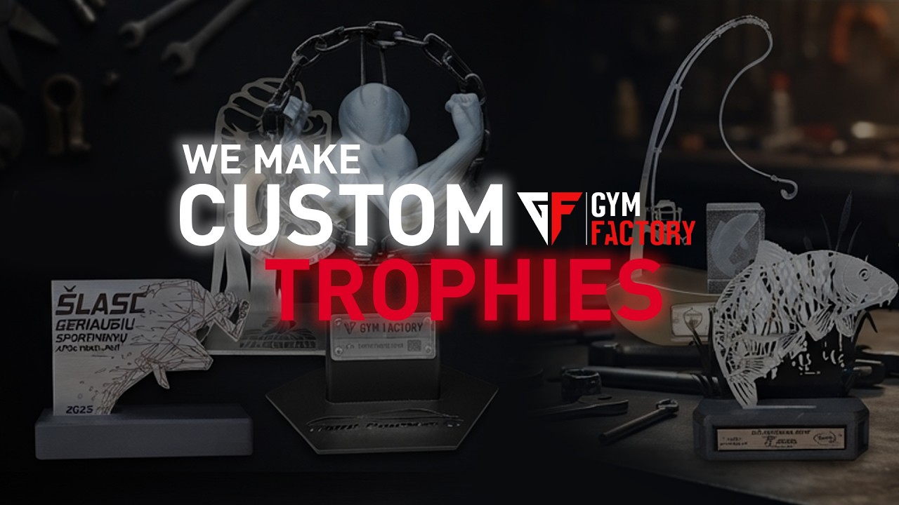 We Make Custom Trophies! / www.gymfactory.eu