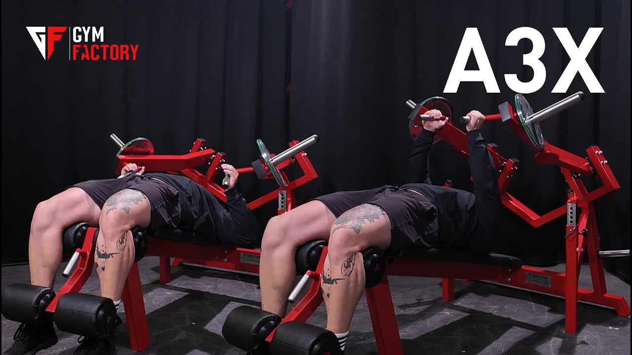 Decline Chest Press Machine (A3X)  / www.gymfactory.eu